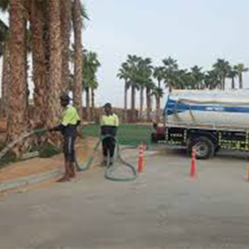 Water Tanker on Road